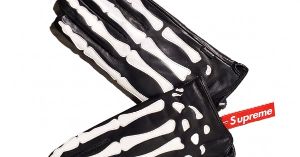 Supreme 2024 skeleton gloves